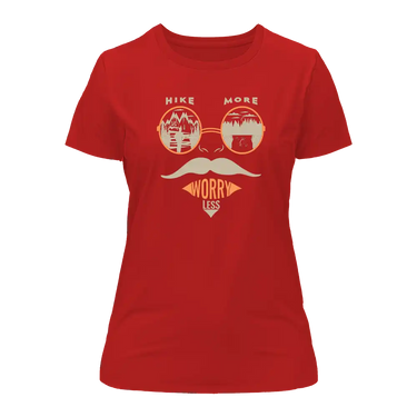 Hike More Worry Less T-Shirt for Women